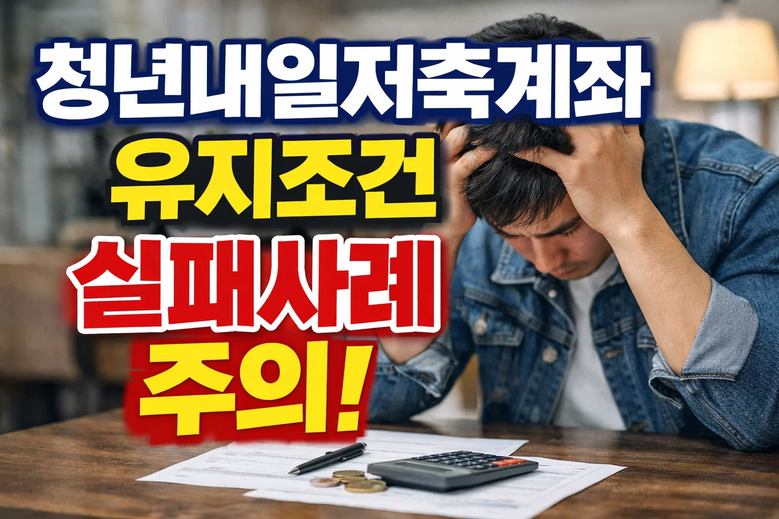 청년내일저축계좌 유지조건 실패사례 주의